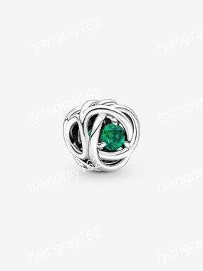 Pandora May Green Eternity Circle Charm
